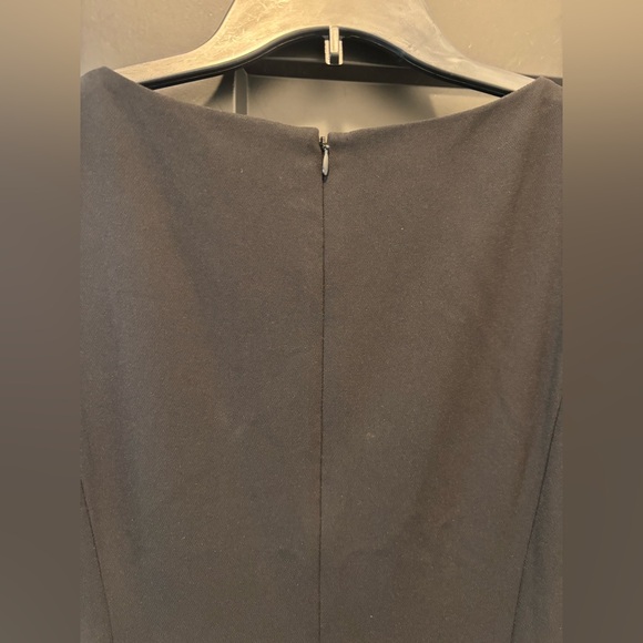 Theory Sleeveless Mermaid Mid Crepe Dress Black Sz 6 NEW NWT - Picture 8 of 11